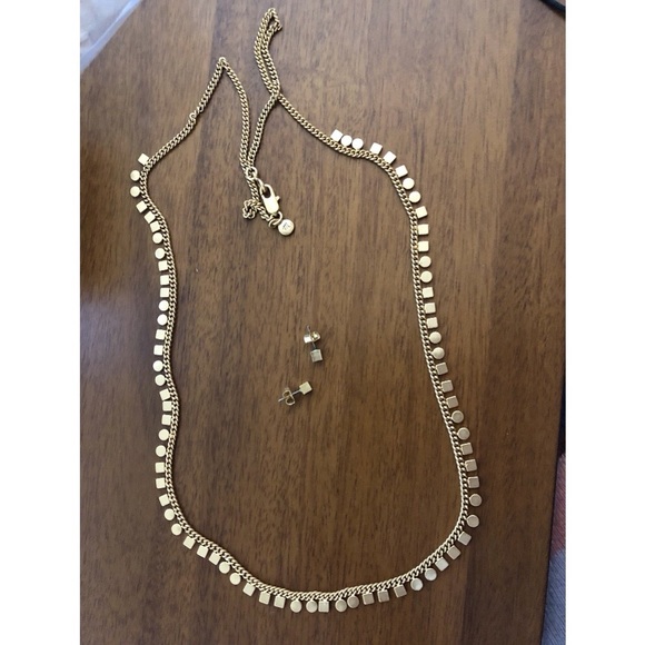Madewell Mini Geochain Long Necklace - Picture 3 of 5